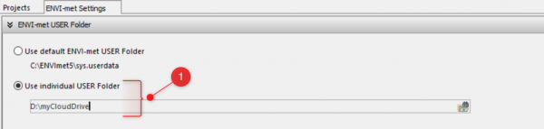 Change location of the User Database